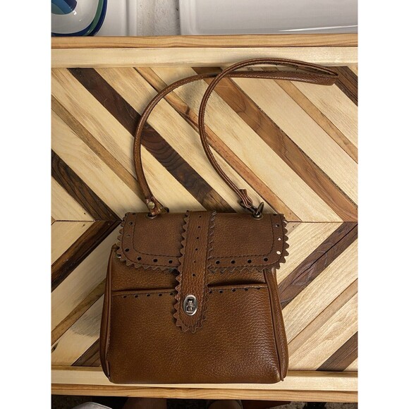 Handbags - Vintage Leather crossbody Satchel Bag Boho Purse